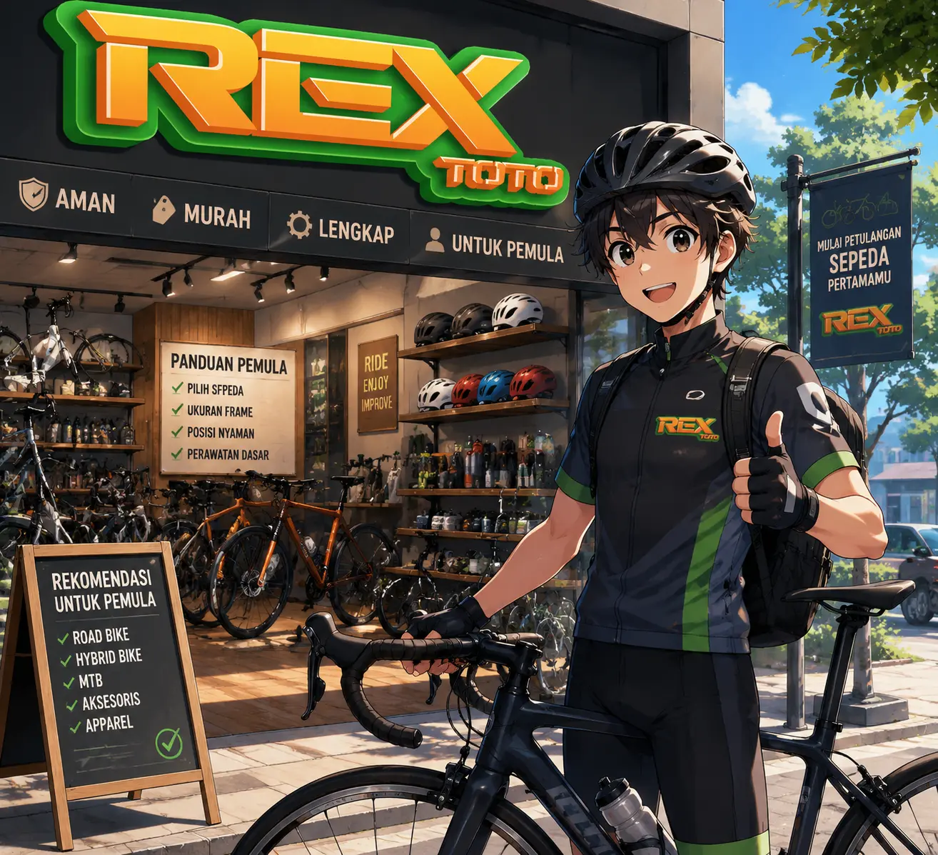 REXTOTO | Toms Cycling Toko Sepeda Yang Paling Aman dan Murah Bagi Pemula